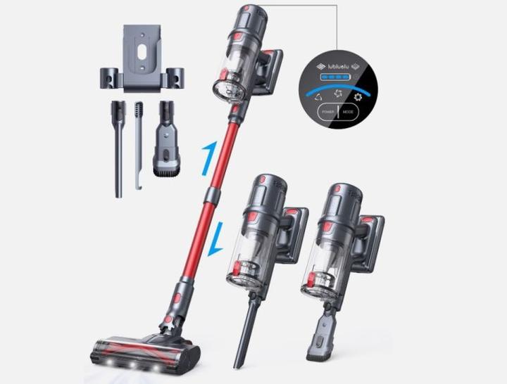 Actual product image Lubluelu Vacuum cleaner L7 Pro Self-Standing Cordless Stick Vacuum Cleaner 140AW 33KPA Hoover