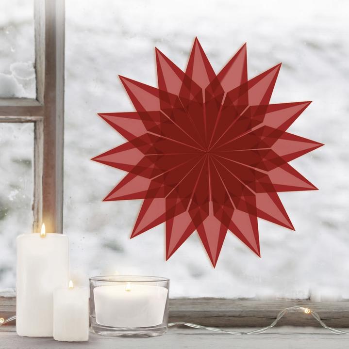 Actual product image Magni Folders Transparent 14x14cm red (42 g/m², 100x)