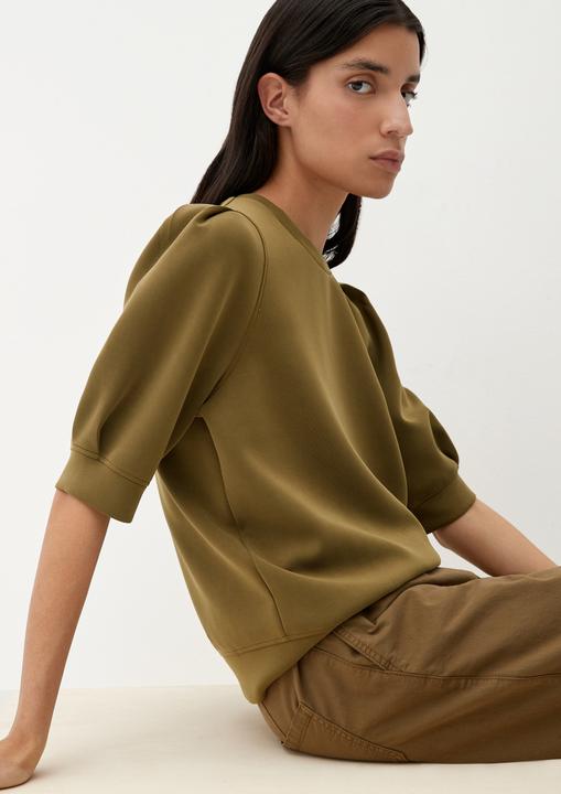 Produktbild s.Oliver Sweatshirt Sweatshirt mit halblangem Arm (38)