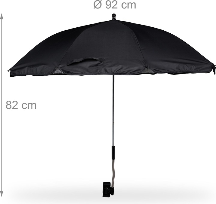 Actual product image Relaxdays Beach Mat with Parasol (170 cm)