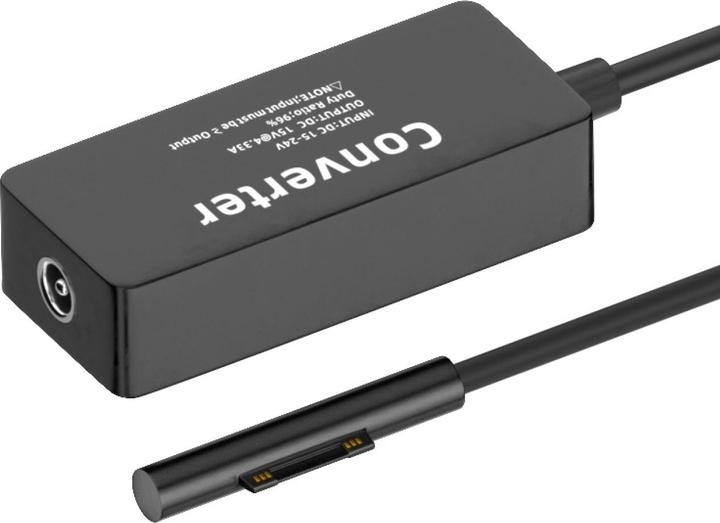 Image du produit PowerGuard DC Barrel 5.5 x 2.1 mm vers Microsoft Surface Chargeur Adaptateur d'alimentation