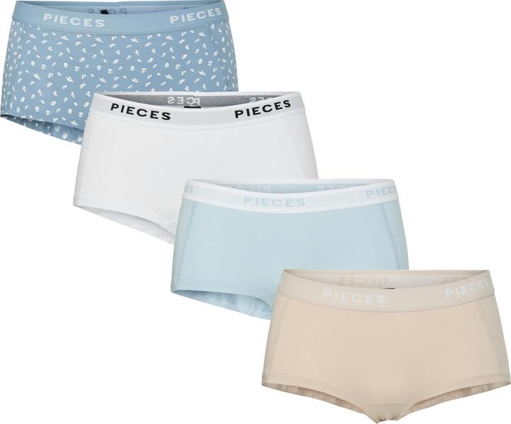 Immagine prodotto Pieces PCLOGO 4er-Pack Boxershorts (XS, confezione da 4)