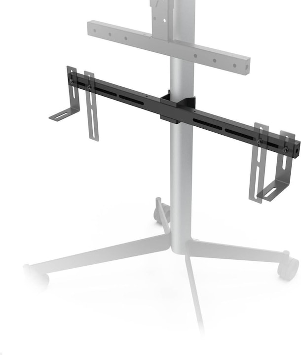 Immagine prodotto Erard Accessori KANA supporto universale per soundbar per supporto TV, nero (Cavalletto, Regolabile in altezza)
