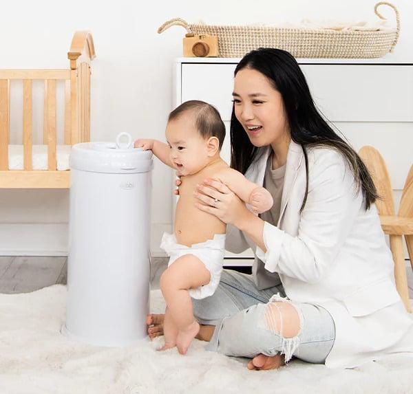 Actual product image Ubbi Nappy pail