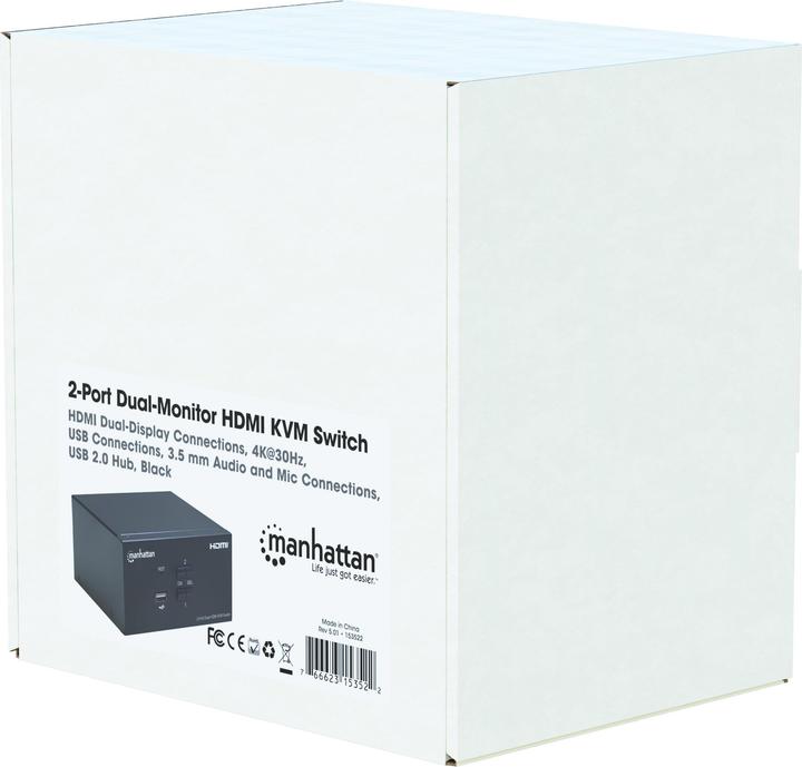 Actual product image Manhattan KVM switch