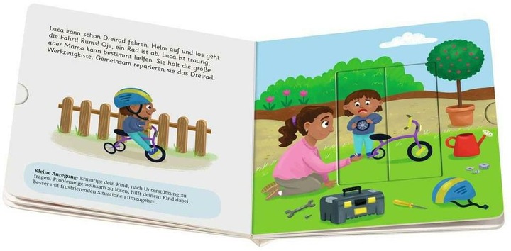 Actual product image Ravensburger play+ My first sliding book: Feelings (German)