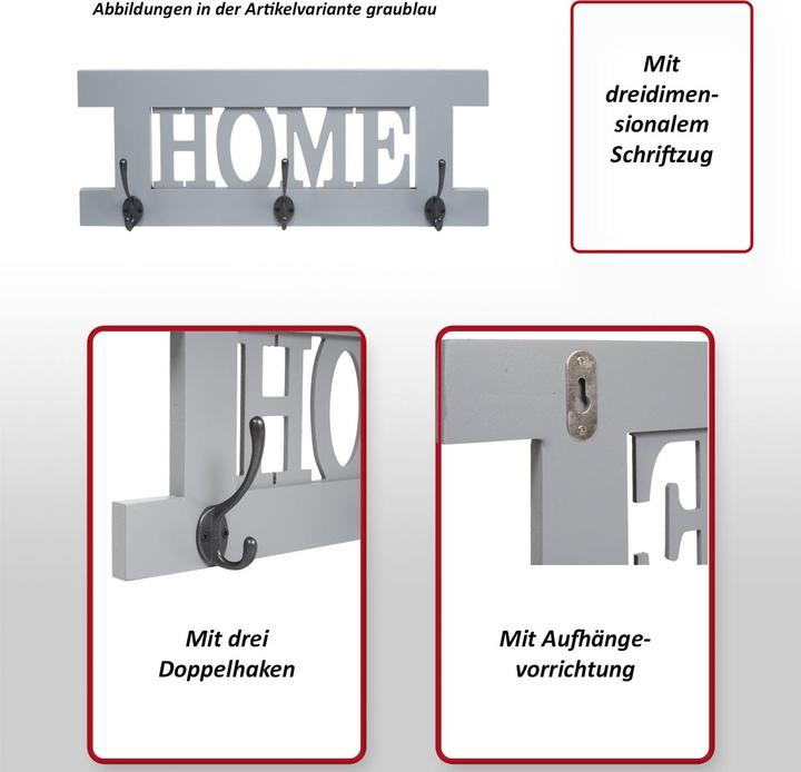 Actual product image JOHN316 Wandgarderobe