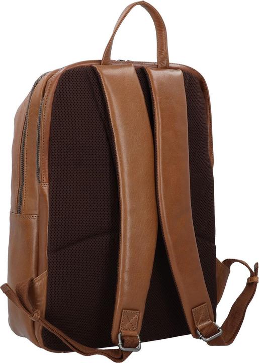 Actual product image Plevier Opaal rugzak 15.6 inch cognac. (19 l)