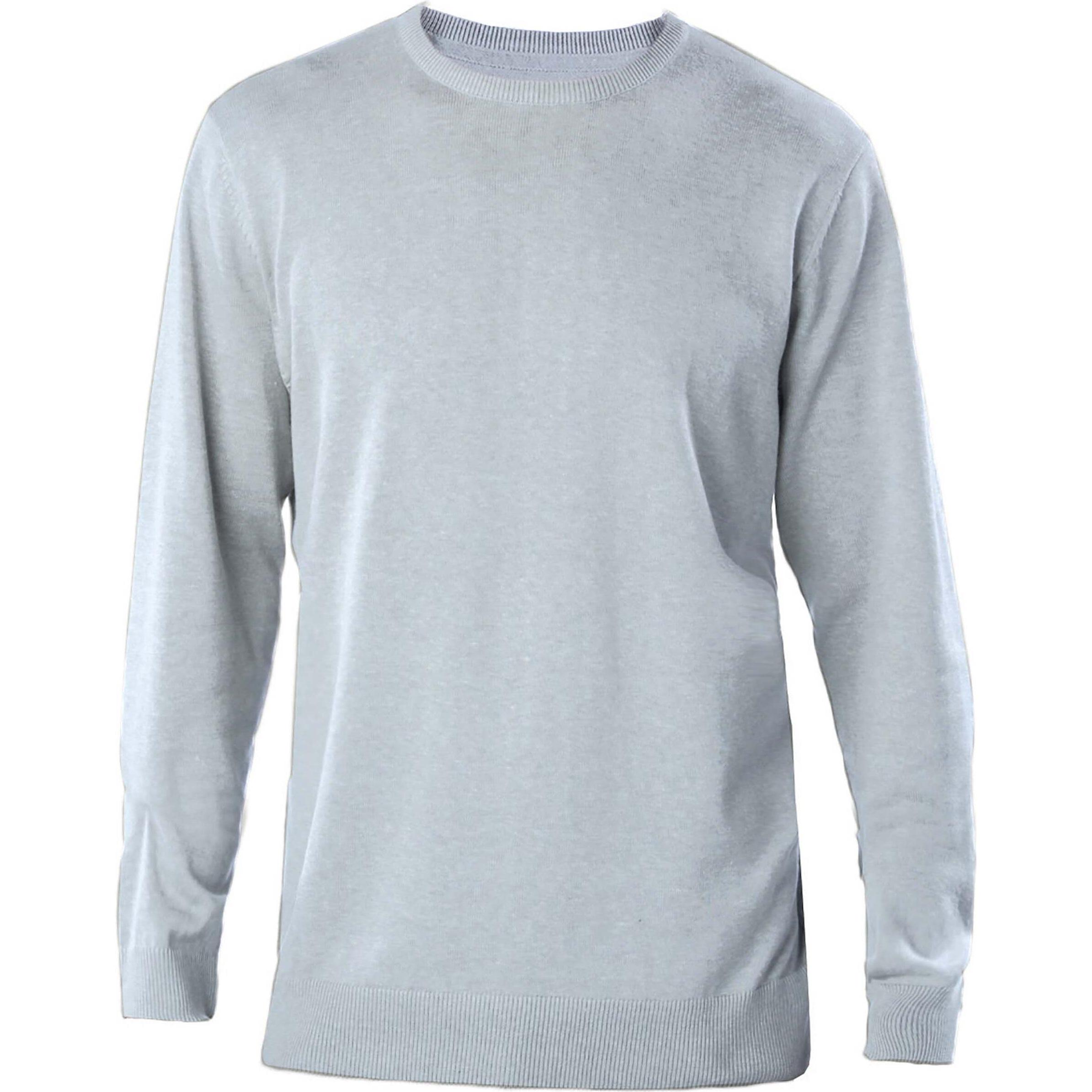 Kariban, Herren, Pullover, Col Rond, Grau, (XL)
