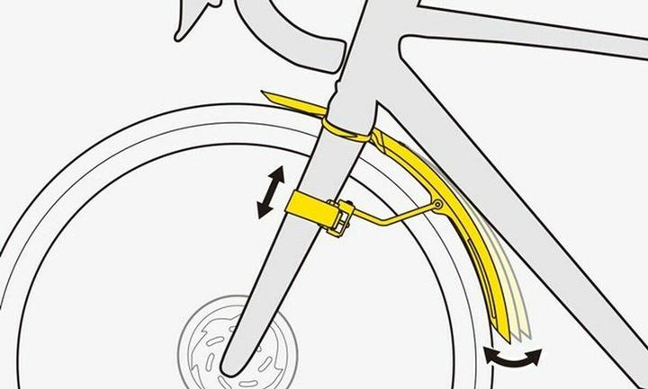 Actual product image Topeak TetraFender G (Mudguard set)