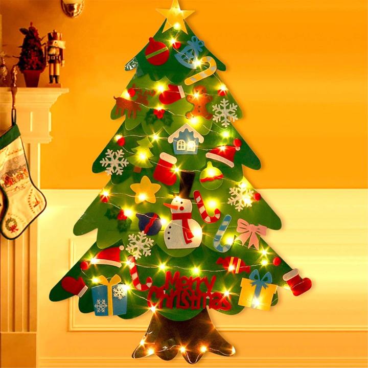 Image du produit I Am Creative Kinder Filz Weihnachtsbaum 98x70cm Set inkl. Deko Figuren 98x70cm