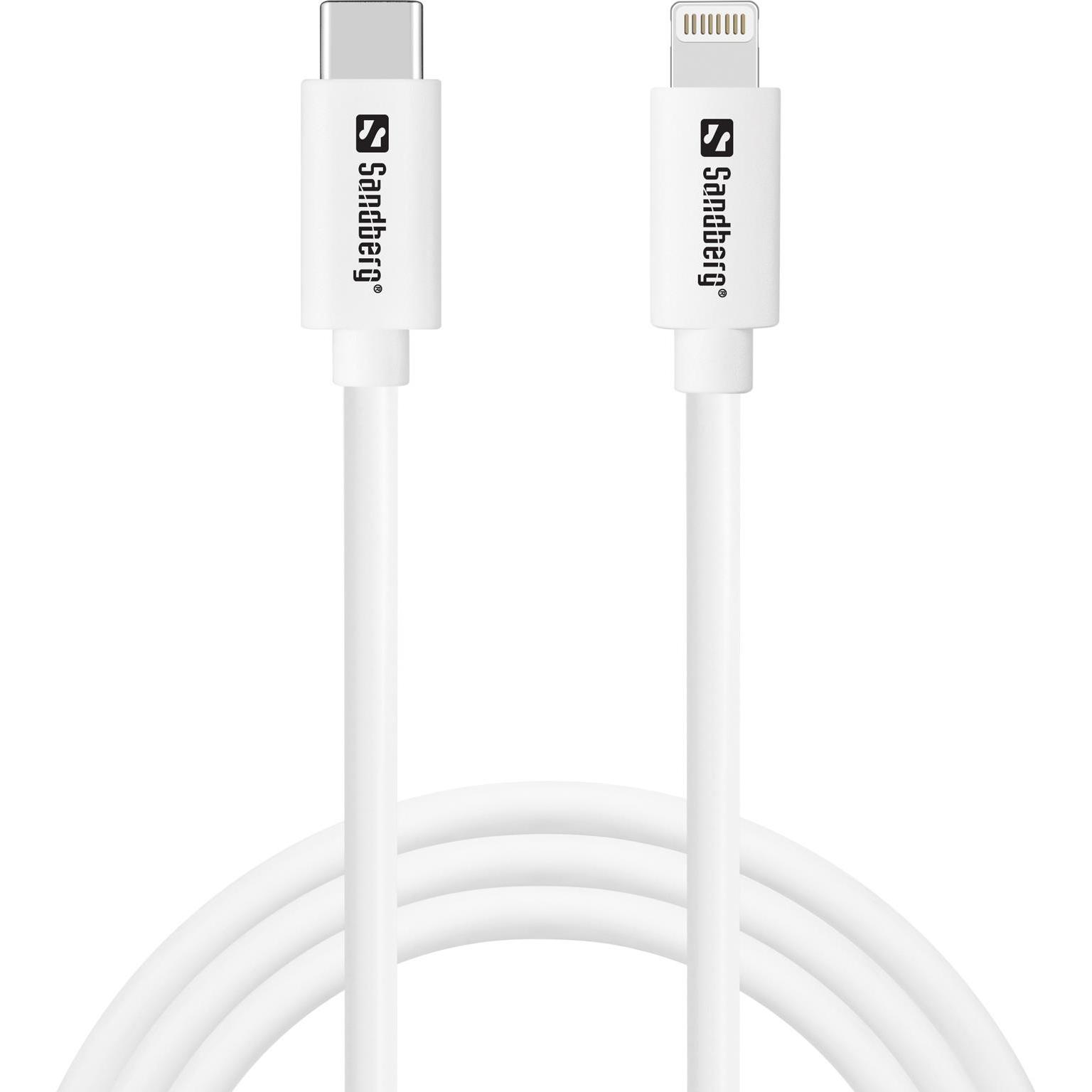 Sandberg USB-C PD to Lightning MFI, 1M (1 m), USB Kabel