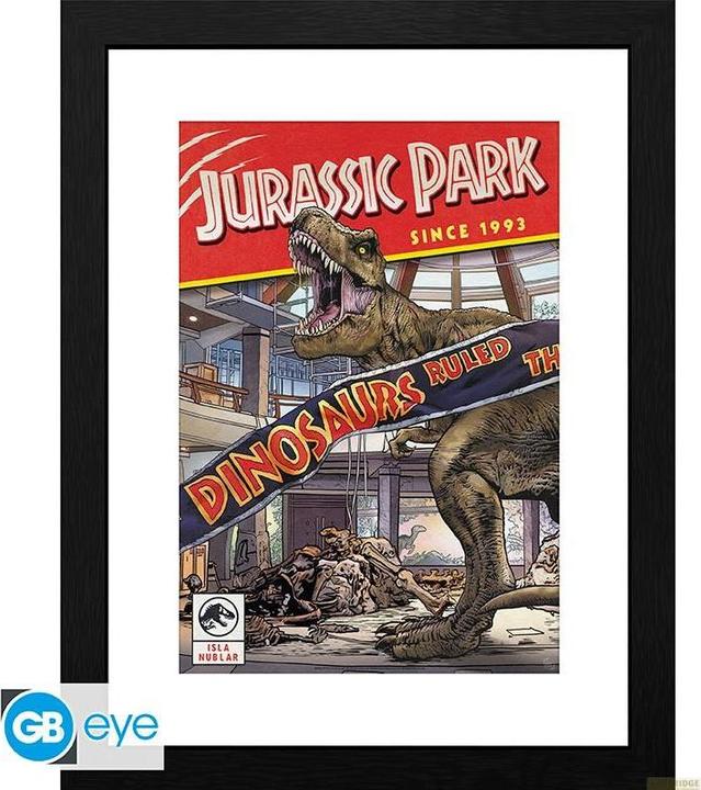 Actual product image GB Eye Jurassic Parl Framed Print: Comics (30x40)