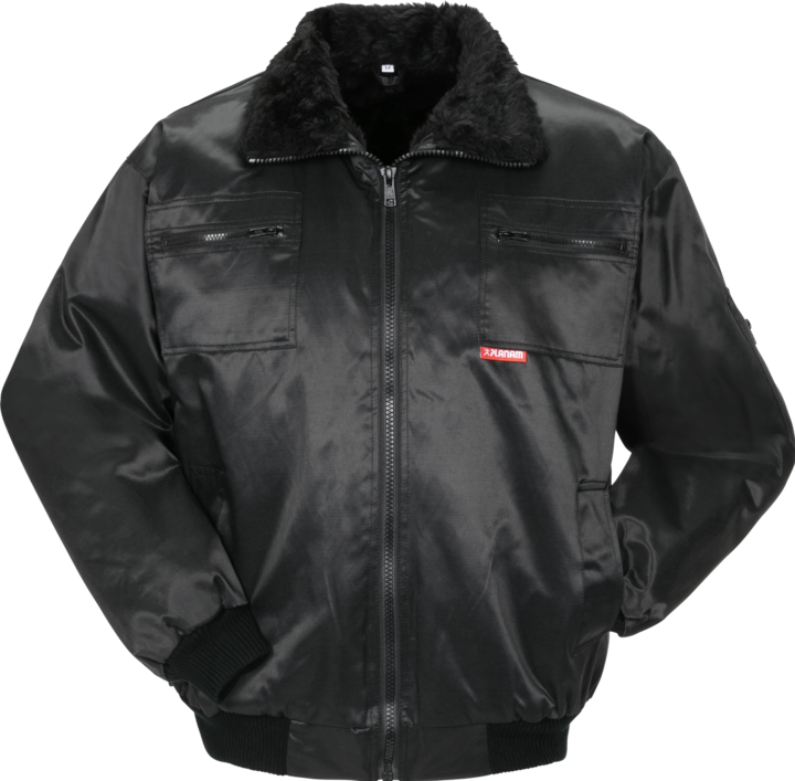 Actual product image Planam Men's pilot jacket GLETSCHER black size S (S)