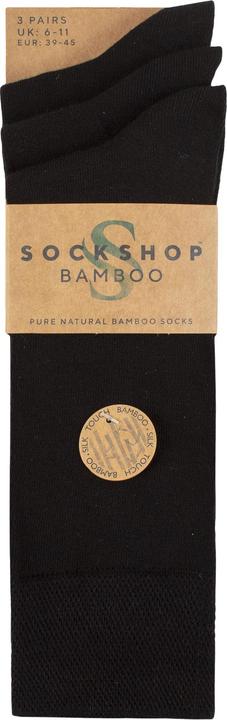 Produktbild Sockshop 3er Pack Bambus Socken Gemustert & Uni (3er Pack, 40 - 45)