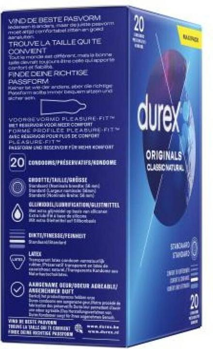 Produktbild Durex Originals Classic Natural (20 Stk.)