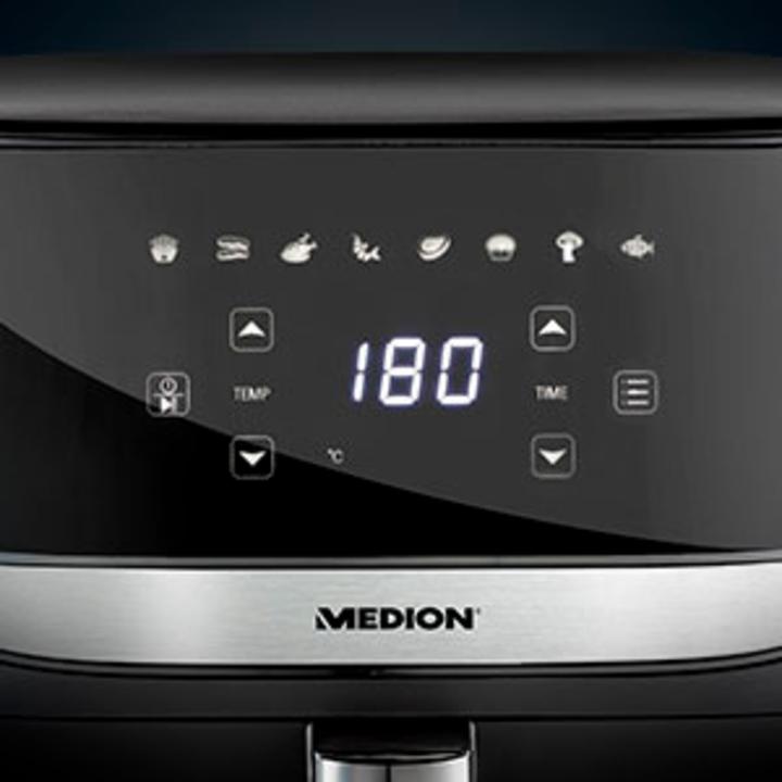 Actual product image Medion Hot Air Deep Fryer MD 10532, 1 kg, Black