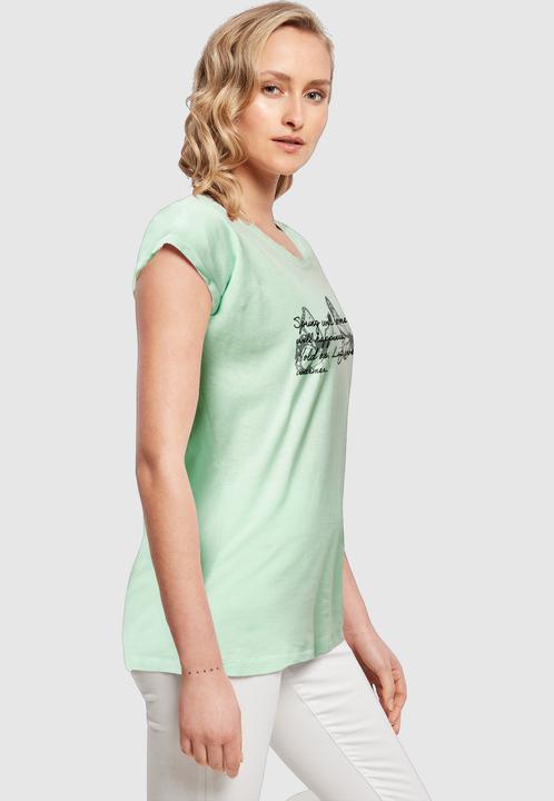 Produktbild Merchcode Ladies Spring Saying Extended Shoulder Tee - 111667 (XS)