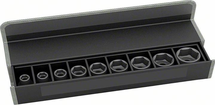 Image du produit Bosch Professional Zubehör Jeu d'inserts pour clés à douille (19 mm, 17 mm, 10 mm, 11 mm, 13 mm, 27 mm, 21 mm, 24 mm, 22 mm)