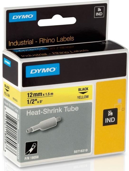 Productafbeelding Dymo Krimpkous ID1 12mm geel (1.20 cm, Geel)