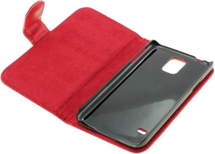 Produktbild König Design OTB Tasche für Samsung Galaxy S5 / S5 Neo Bookstyle rot (Samsung Galaxy S5, Samsung Galaxy S5 Neo)