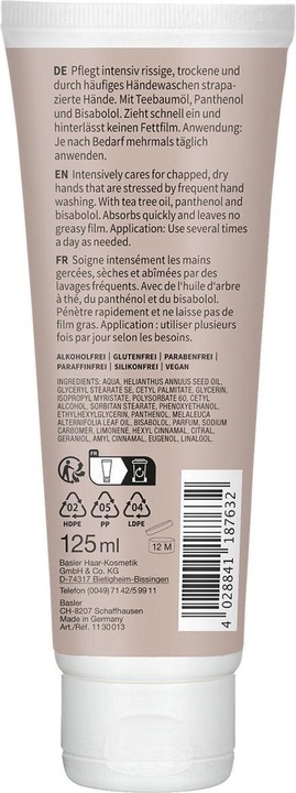 Produktbild Basler Teebaumöl Handcreme (125 ml)