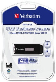 Produktbild Verbatim USB Drive Business Secure (4 GB, USB 2.0)