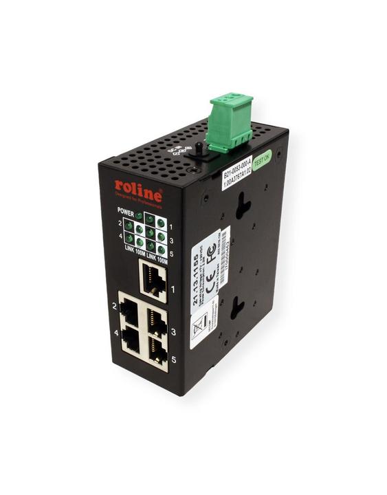 Produktbild Roline Industrie Switch 5x RJ-45, unmanaged (5 Ports)