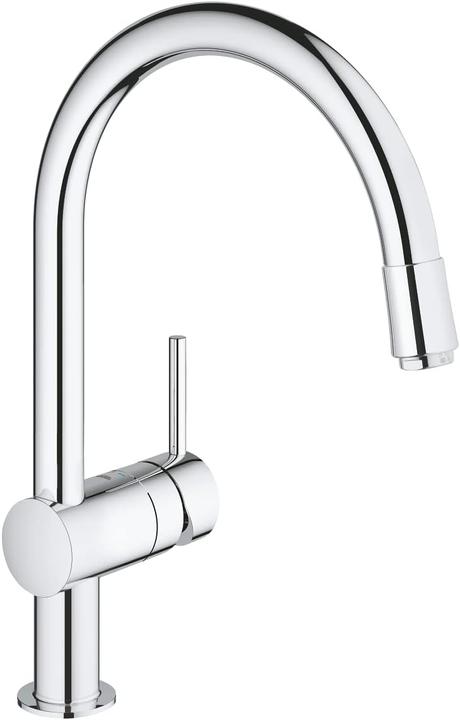 Grohe Miscelatore da cucina con doccetta Minta cromo lucido 32918000