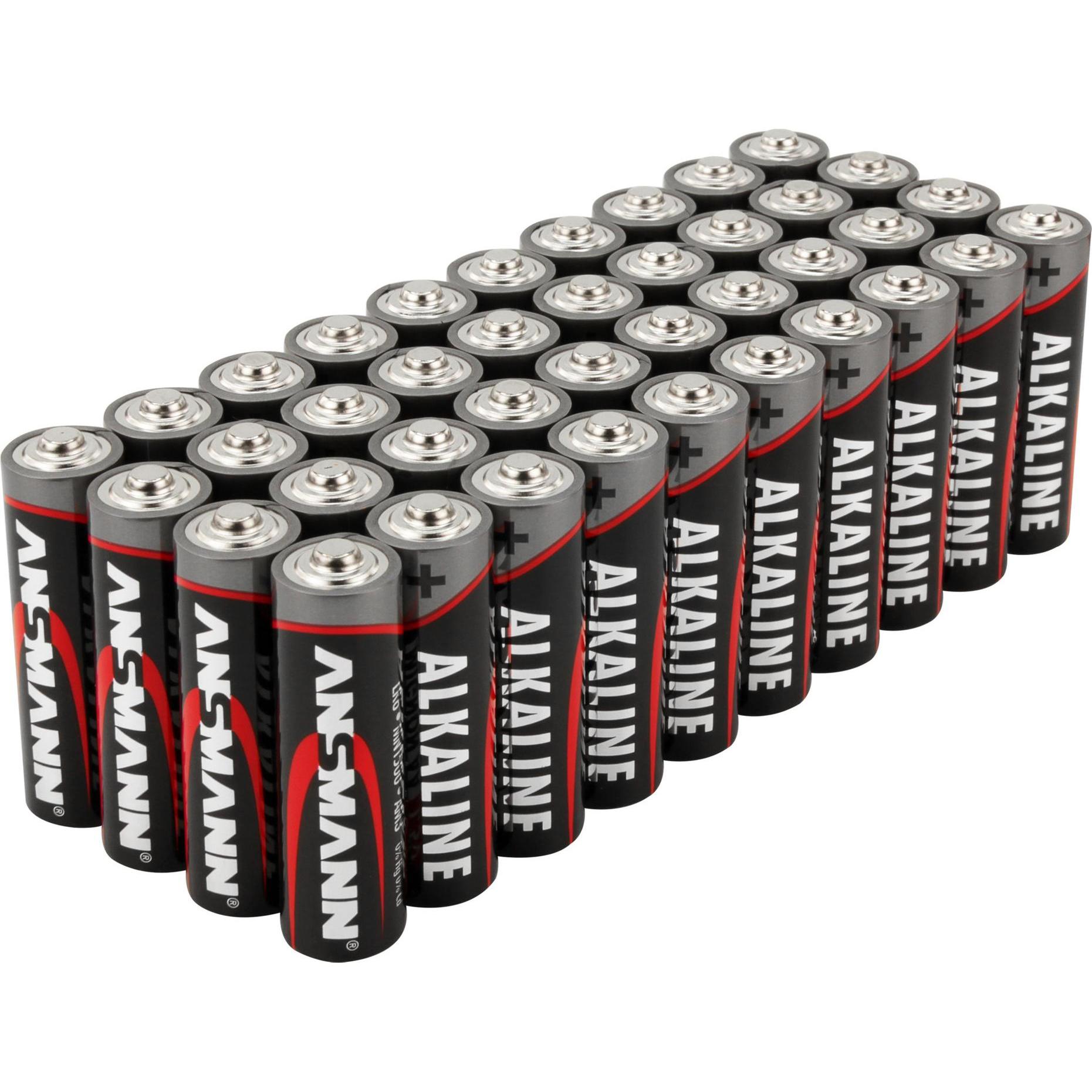Thumbnail - Ansmann Batterie AAA Red 40er - - Micro - Batterie - Micro (AAA) (40 Stk., AAA), Batterien + Akkus