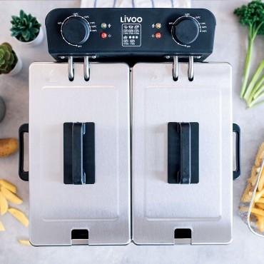 Produktbild Livoo Doppelfritteuse 2 x 3 L (EU-Stecker)