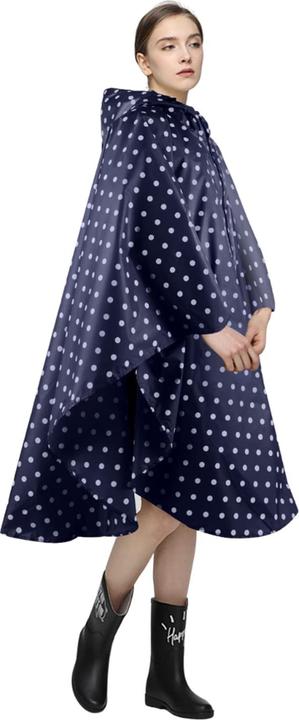 Produktbild Alopini Regenponcho Atmungsaktives Regencape Leichte Regenjacke Regenjacke Regenmantel als Picknickdecke