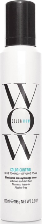 Color Wow Color Control Purple Toning + Styling Foam (ond hair ) - Styling tinting foam - 200ml (200 ml, Schaumfestiger)