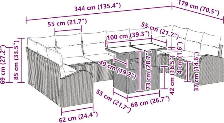 Produktbild vidaXL Flora