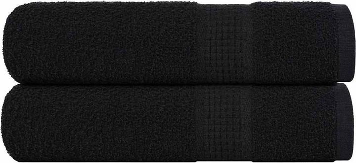 Immagine prodotto vidaXL Asciugamano da bagno 2 pezzi nero 100x150 cm 360 g/m² 100% cotone asciugamano da doccia (100 x 150 cm)