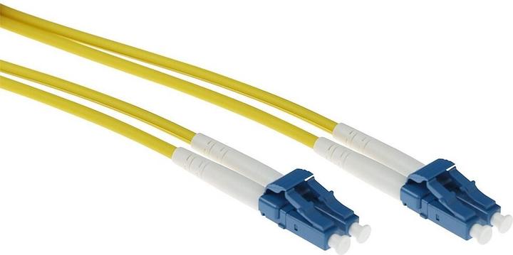 Actual product image ACT 15 meter singlemode 9/125 OS2 duplex armored fiber patch cable with LC connectors (15 m)