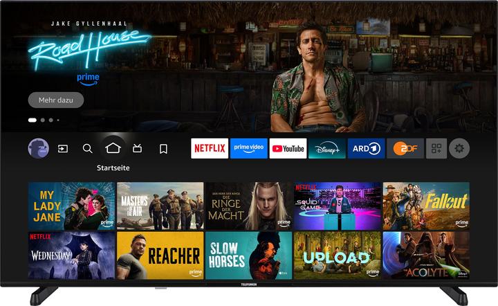 Actual product image Telefunken 65-inch Fire TV (4K UHD Smart TV, HDR Dolby Vision, Dolby Atmos, triple tuner) (65", LED, 4K, 2024)