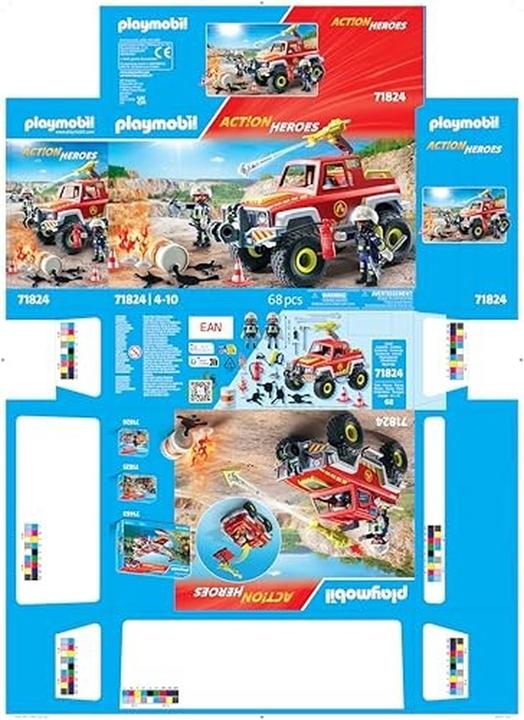 Produktbild Playmobil Feuerwehrtruck (71824, Playmobil Action Heroes)