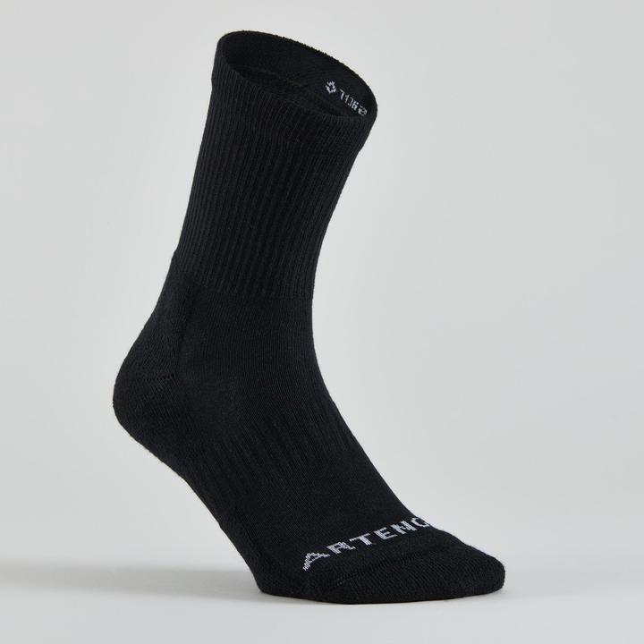 Produktbild Artengo Tennissocken High 4er-Pack - RS 300 grau/schwarz (35 - 38)