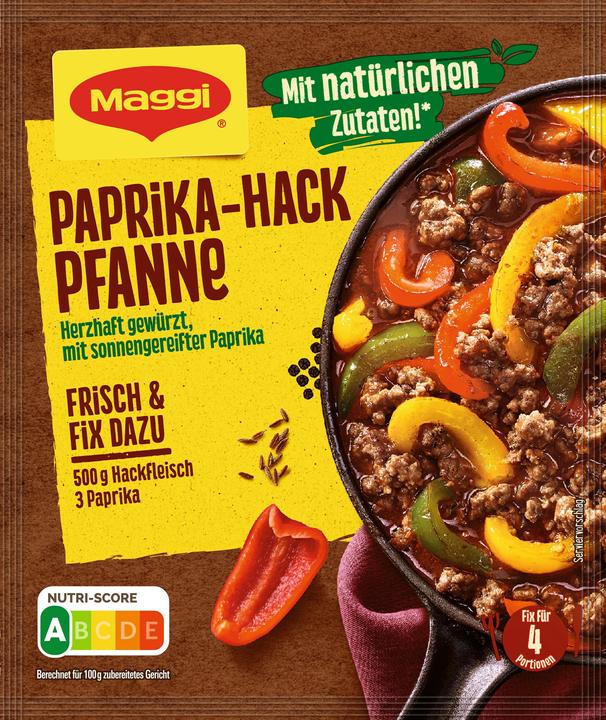 Immagine prodotto Maggi Fix Paprika Hack Pfanne (42 g)
