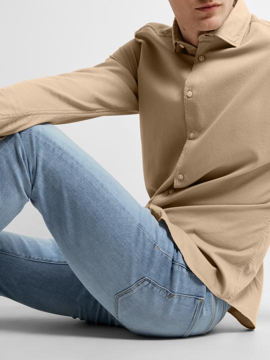 Produktbild Selected 175 Hellblaue Slim Fit Jeans (33)