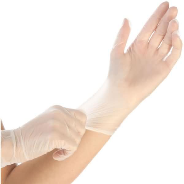 Thumbnail - Hygonorm, Schutzhandschuhe, unisex Einmalhandschuhe IDEAL LIGHT weiss Grösse L 100 St. (L)