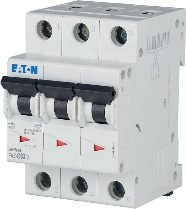 Immagine prodotto Eaton Interruttore automatico, curva C, 63A, 3 poli