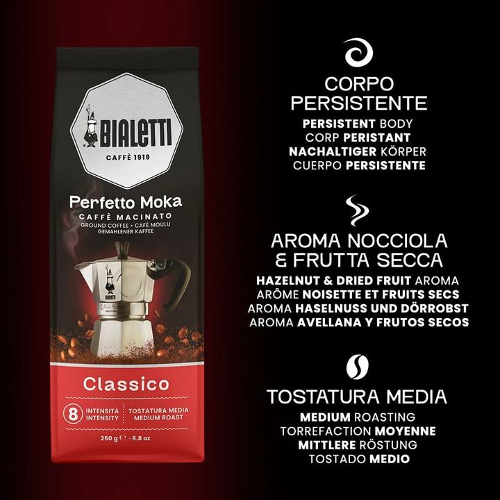 Image du produit Bialetti Classico (Torréfaction moyenne, 250 g)
