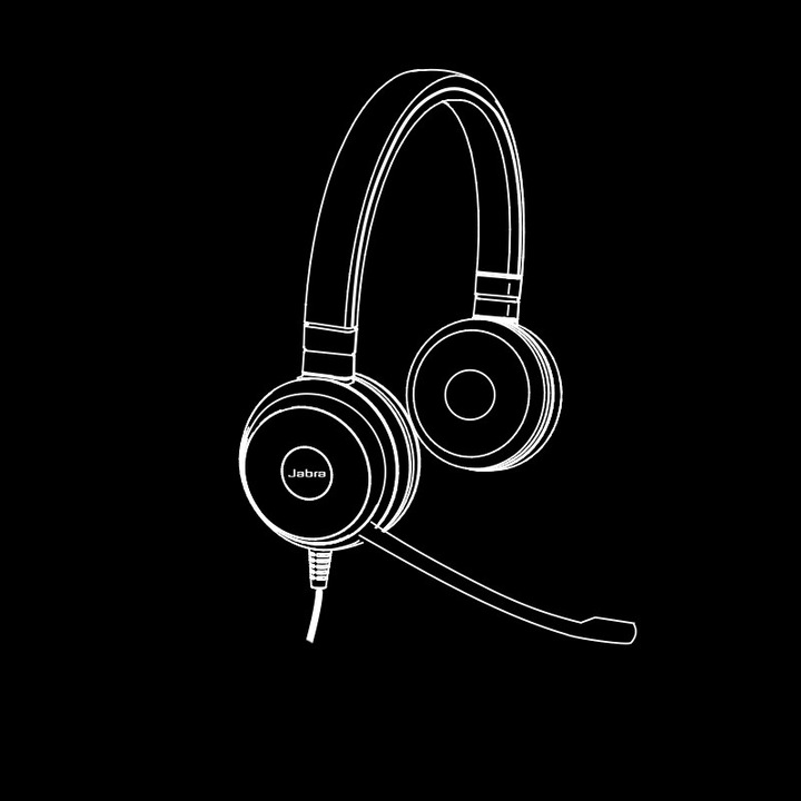 Produktbild Jabra Evolve 75 Ms Stereo (Kabellos, USB-A)