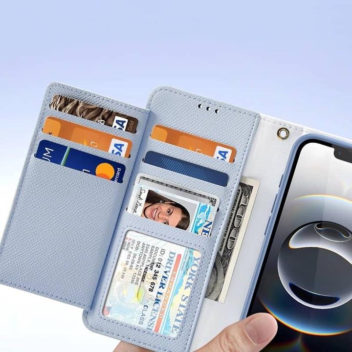 Actual product image Dux Ducis Lawa Series MagSafe Kunstleder Bookcover Hülle (Apple iPhone 17)