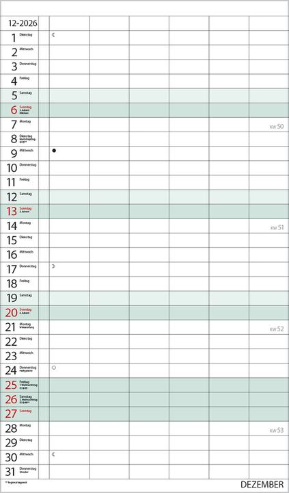 Produktbild XL Familienplaner 2026