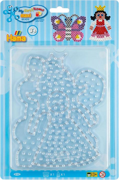 Hama Strijkkralenbordjes Maxi - Vlinder en Prinses