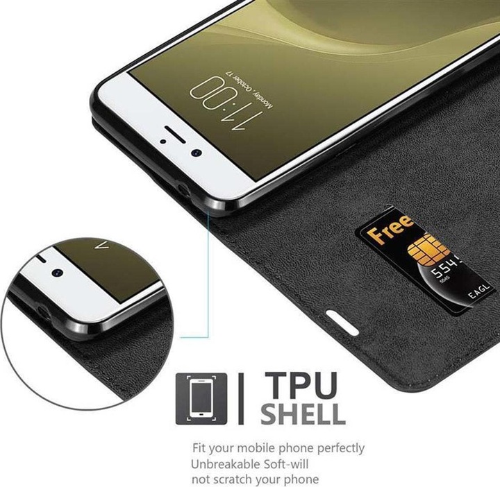 Actual product image Cadorabo Book Invisible Magnet Cover (ZTE Nubia Z11)