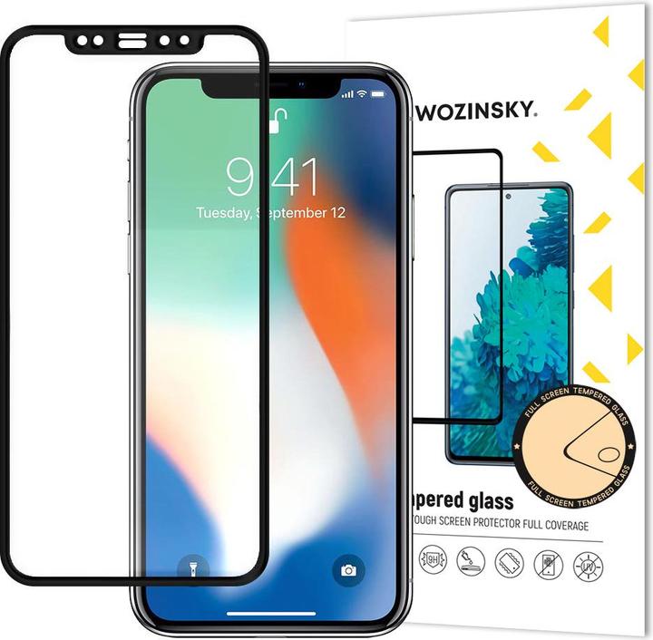 Immagine prodotto Wozinsky vetro temperato super resistente a tutta colla con custodia per Apple iphone xr / (1 Pezzo/i, Apple iPhone XR, K11)